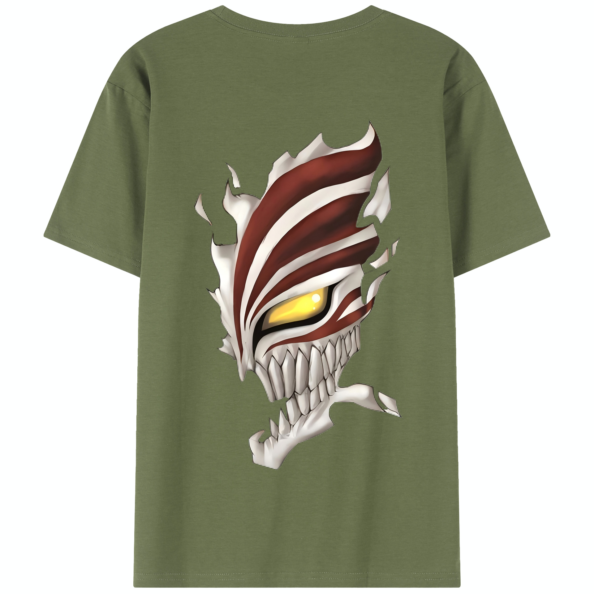 （画像用） ブリーチ 黒崎一護（くろさき いちご）BLEACH Kurosaki Ichigo 綿100％半袖Tシャツ（背面プリント）